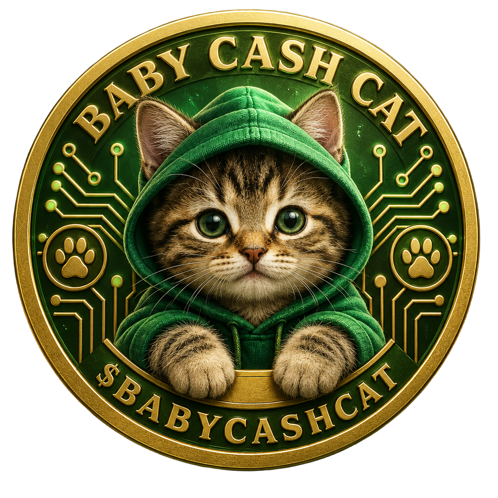 Baby Cash Cat logo